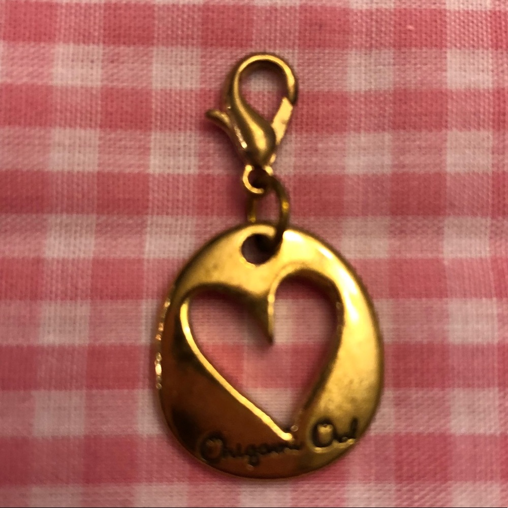 Origami Owl heart dangle